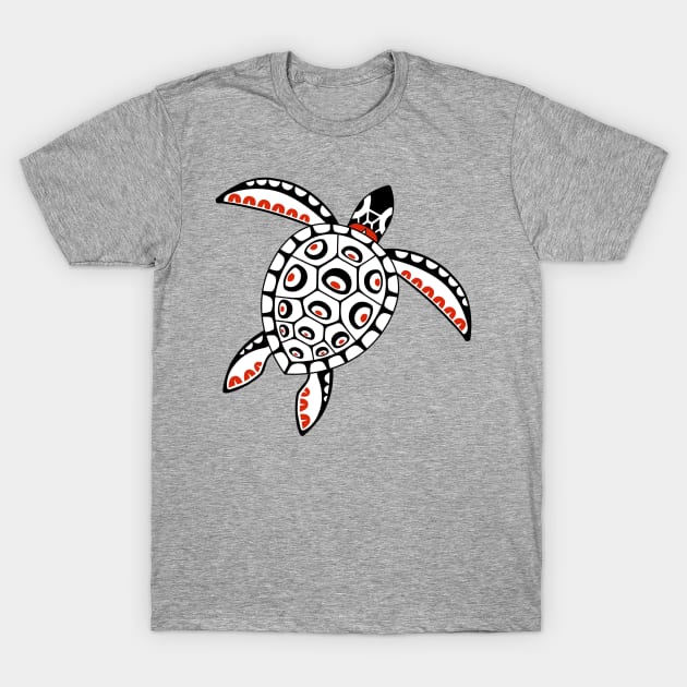 Haida sea turtle T-Shirt by gabitolgyesi